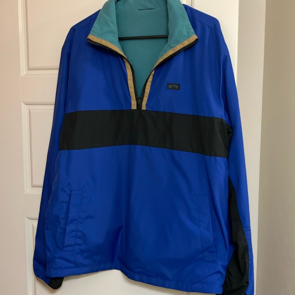 Billabong highland reversible wind breaker. Men's size L